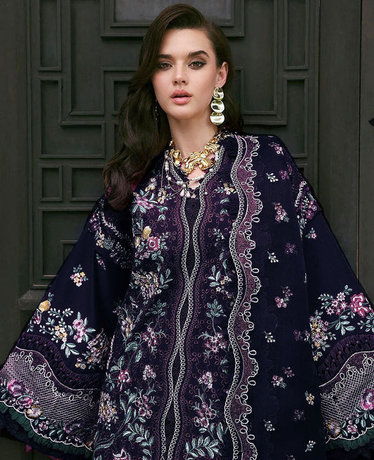 MARIA B Winter 2026 | Dhanak 3PC Heavy Embroidered Ensemble