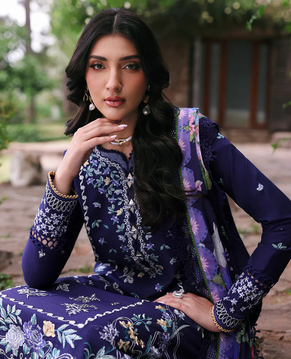 MARIA B Winter 2026 | Dhanak 3PC Heavy Embroidered Ensemble